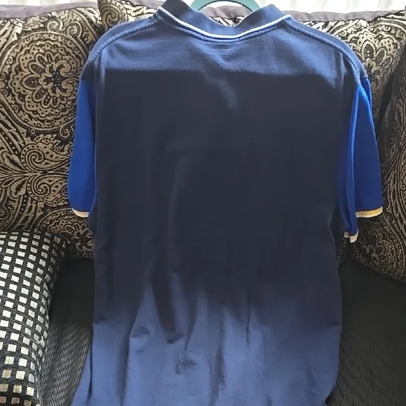 Polo Sport Blue and Yellow Polo Shirt - Picture 2 of 2